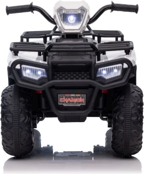 Quad électrique pour enfants blanc