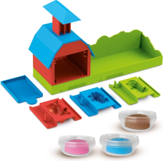 3 couleurs de pâte à modeler pour plus de possibilités
