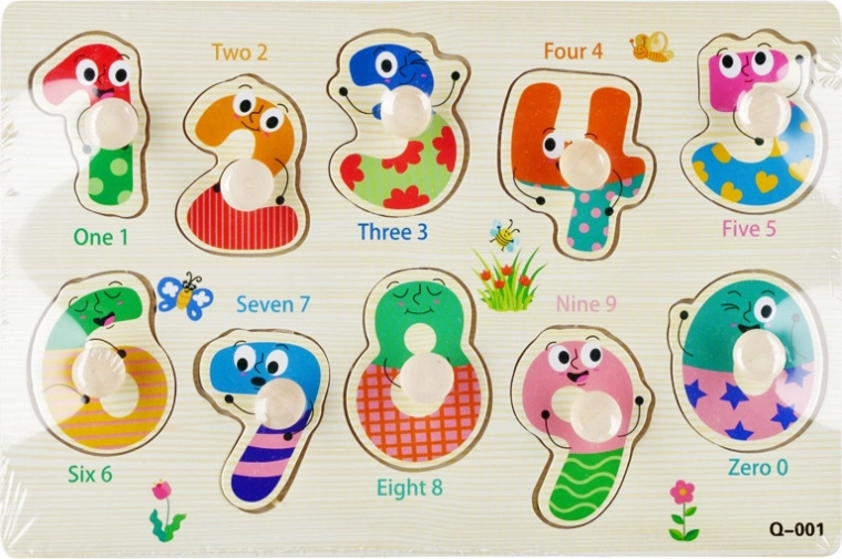 puzzle en bois chiffres