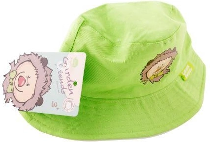Chapeau enfant en coton vert