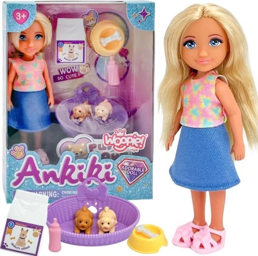 Poupée Ankiki WOOPIE Royal avec chiots et accessoires