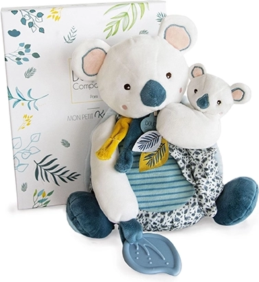 Coffret cadeau doudou – koala Yoca avec son bébé 25 cm