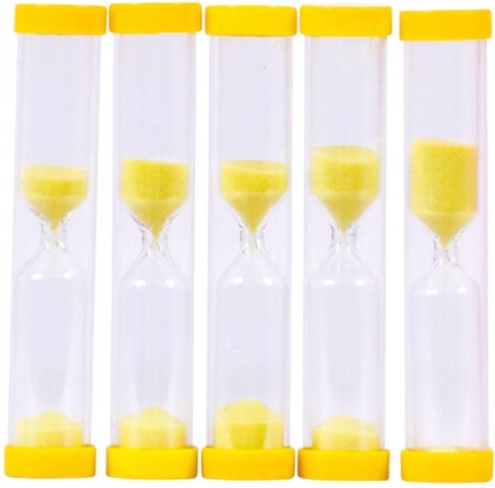 Sablier BIGJIGS TOYS – 3 minutes, jaune