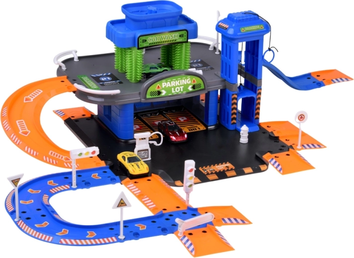 Vaste circuit pour 3 petites voitures