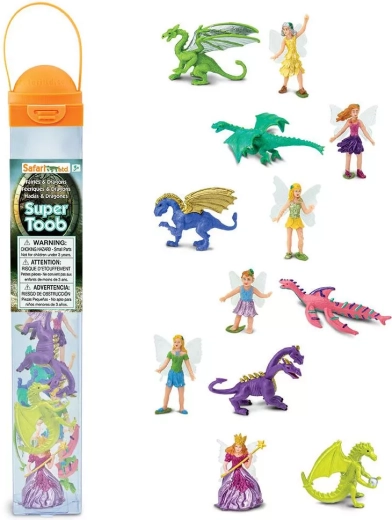 Safari Ltd. super tube Fées et dragons