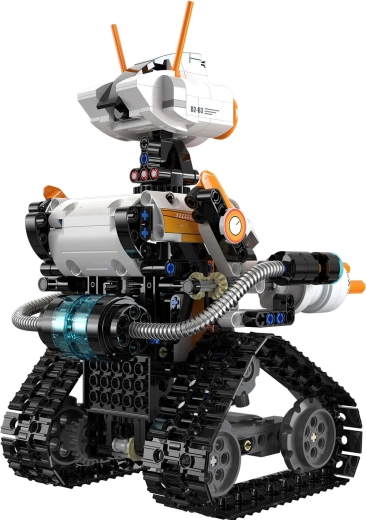 Robot à chenilles avec pièces mobiles