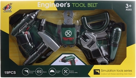 Set d’outils pour enfants avec perceuse sans fil et ceinture