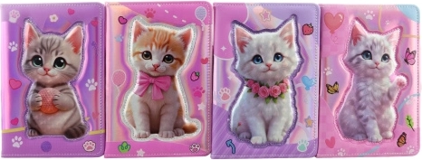 Carnet avec motif chaton