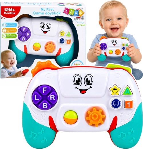 Mon premier joystick de jeu – manette de jeu interactive et éducative pour tout-petits avec lumières et sons