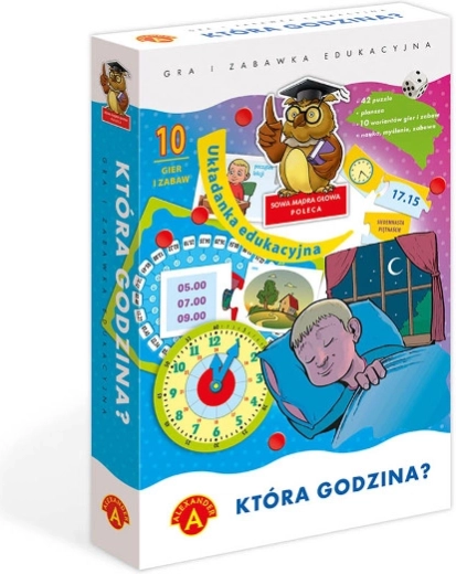 Quelle heure est-il – puzzle éducatif