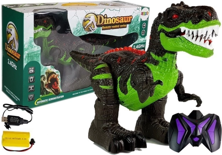 Dinosaure télécommandé amusant avec effets