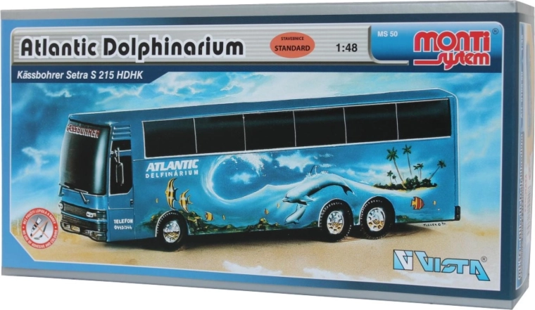 Kit de construction d’autobus Setra Atlantic Dolphinarium Monti System 50