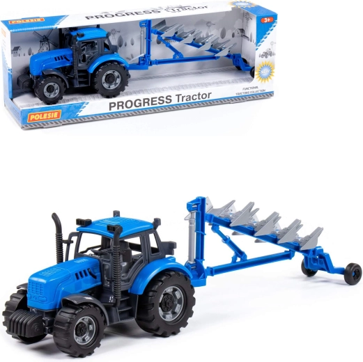 Tracteur Progress pour enfants avec charrue
