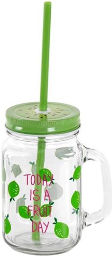 Verre avec paille TORO fruits 450 ml