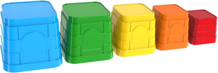 Rangement compact grâce à l’emboîtement