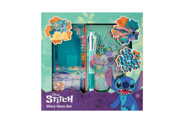 Motifs Stitch et décorations scintillantes