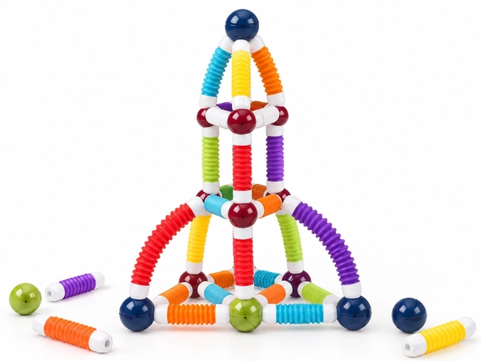 Assemblage magnétique pour construire facilement