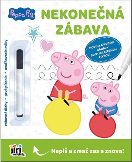 Amusement infini – cahier créatif effaçable Peppa Pig