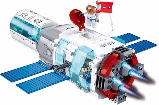 Construction Ensemble Module Connecteur Station Spatiale Dream
