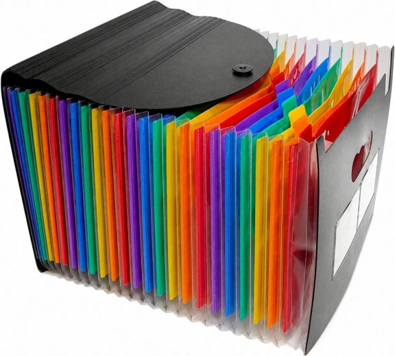 25 compartiments et intercalaires colorés