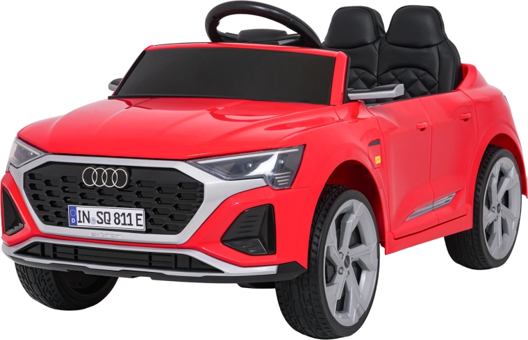 Voiture électrique pour enfants Audi SQ8 rouge avec télécommande