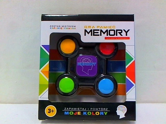 Jeu électronique de mémoire avec 4 couleurs et sons