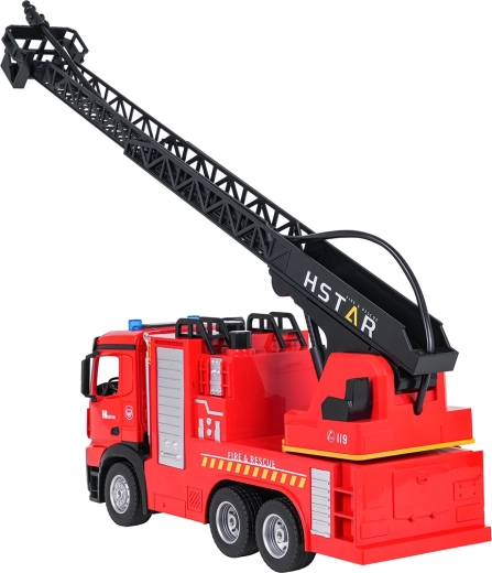 Échelle télescopique et rotative pour des missions de sauvetage pleines d’action