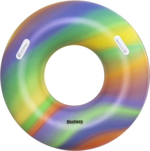 Design arc-en-ciel grand format