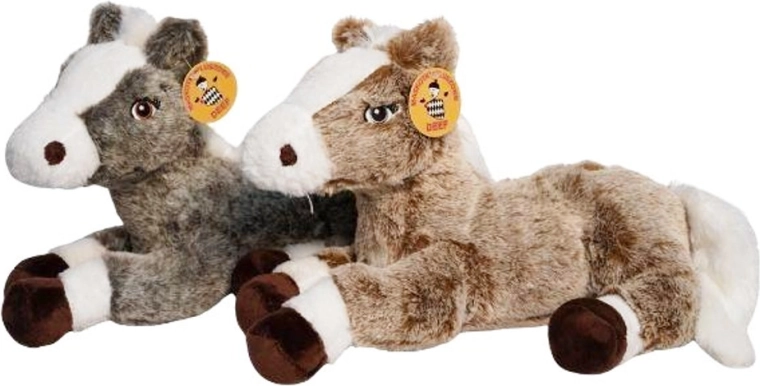 Cheval en peluche couché – grand