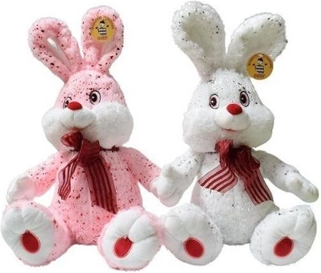 Joyeux petit lapin grand – peluche