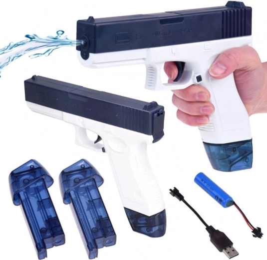 Pistolet à eau électrique avec recharge et réservoirs