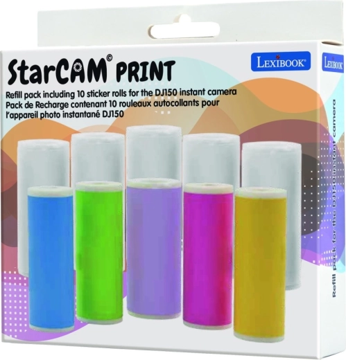 Rouleaux d’autocollants de rechange Lexibook pour appareils photo DJ150