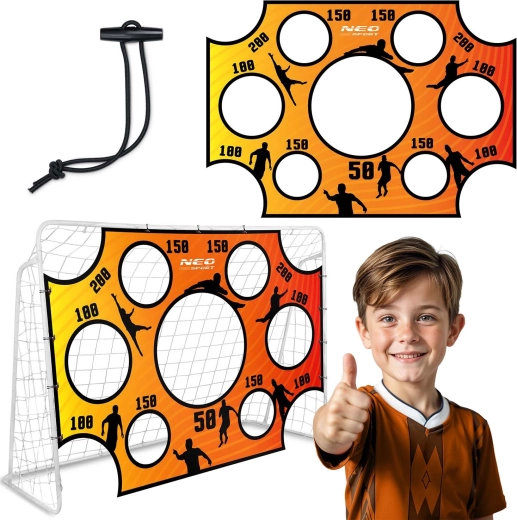 Neo-Sport bâche de tir pour but de football 215 × 150 cm
