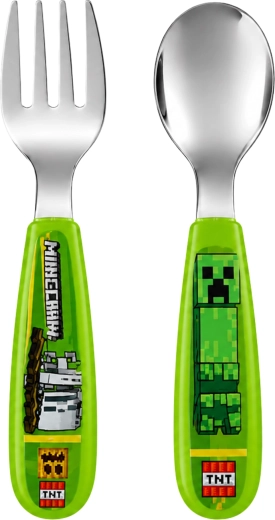 Couverts pour enfants Minecraft – fourchette et cuillère