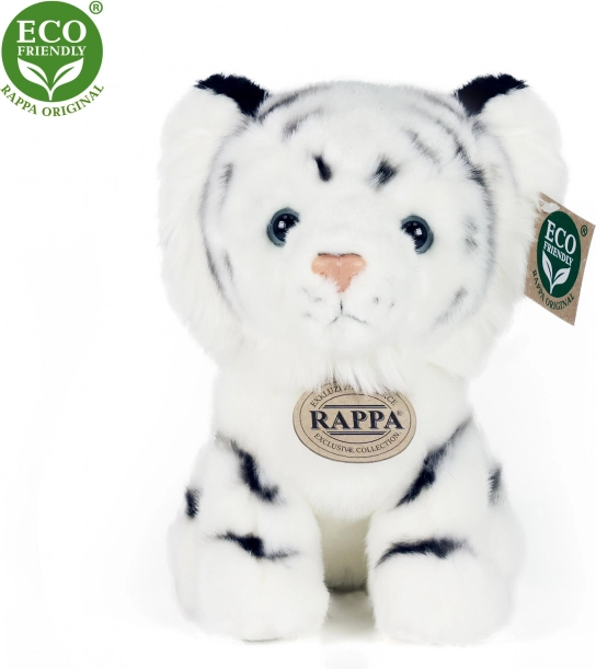 Tigre Blanc en Peluche 18 cm ÉCOLOGIQUE