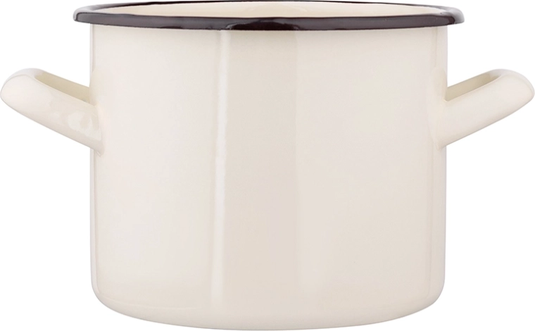 Casserole émaillée Silesia 1,5 l crème 14 cm
