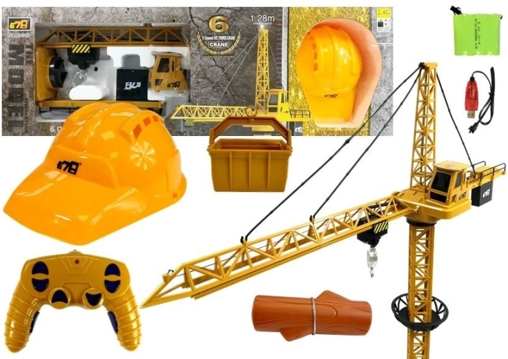 Grue de chantier RC télécommandée 128 cm