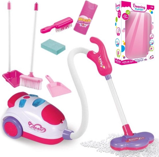Set de ménage pour enfants avec aspirateur Woopie