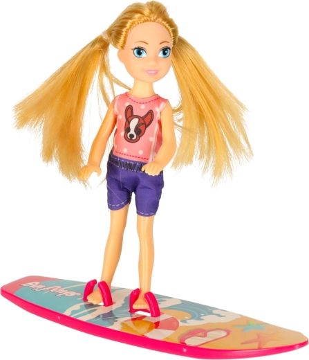 Poupée et planche de surf incluses