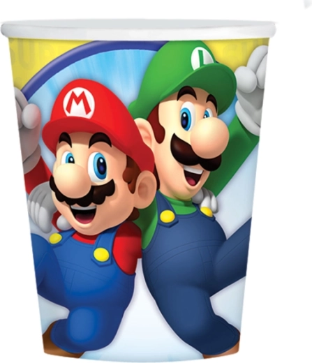 Gobelets Super Mario 250 ml (8 pcs)