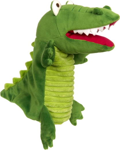 Marionnette à main en peluche Sigikid crocodile