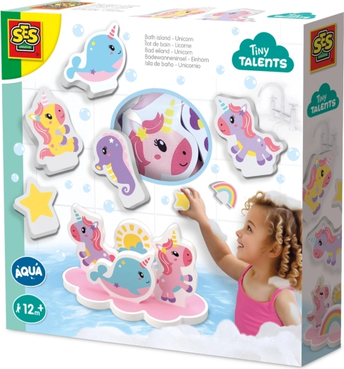 Autocollants de bain licornes Tiny Talents