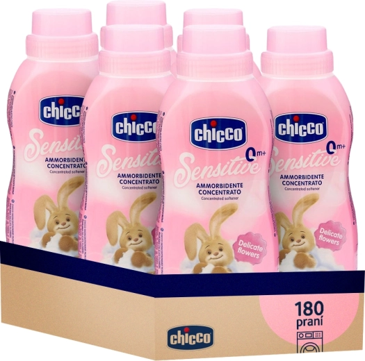 Chicco assouplissant Baby Sensitive Étreinte florale, concentré 750 ml (6×30 lavages)