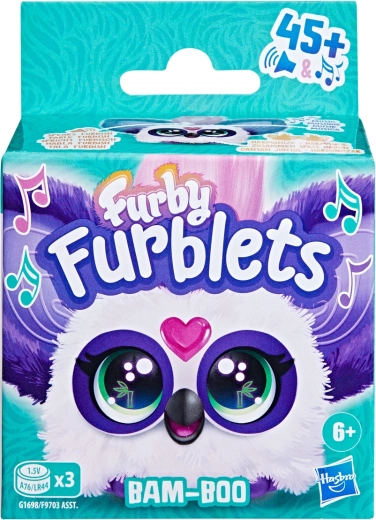 Hasbro Furby Furblet Bam-Boo mini panda interactive porte-clés