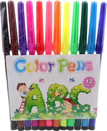 12 feutres de couleur inclus