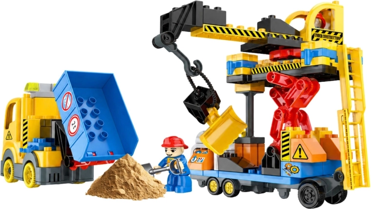 Grue mobile avec crochet