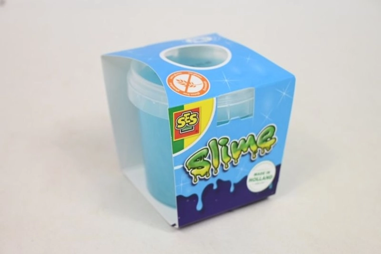 SES Creative Slime bleu à paillettes 140 g
