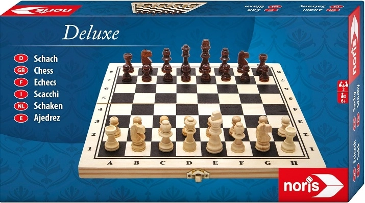 Jeu d’échecs en bois Noris deluxe
