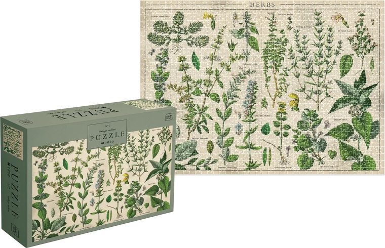 Puzzle Vintage Nature : herbes 1000 pièces