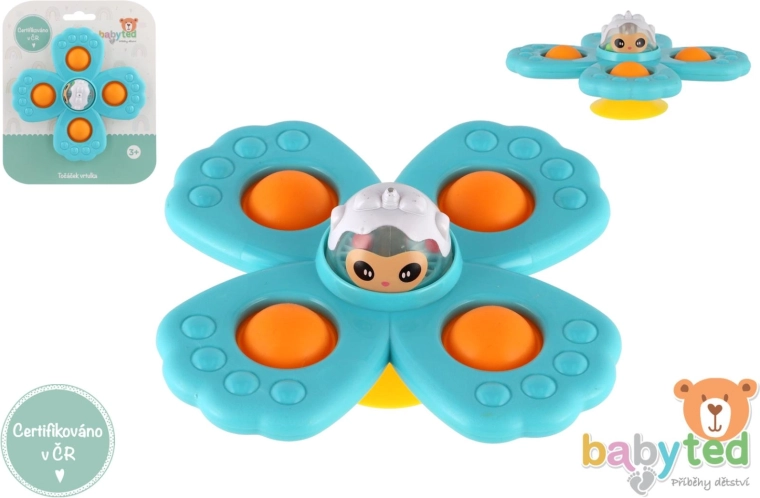 Babyted moulinet rotatif pour enfants 11 × 5 cm